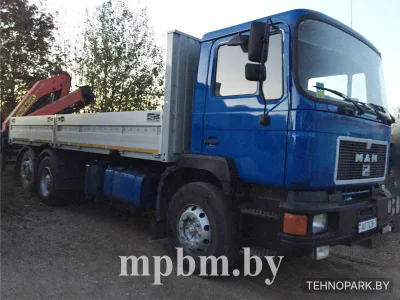 Аренда манипулятора MAN 10 т с КМУ Palfinger PK 19000 (кран под собой 7 т)