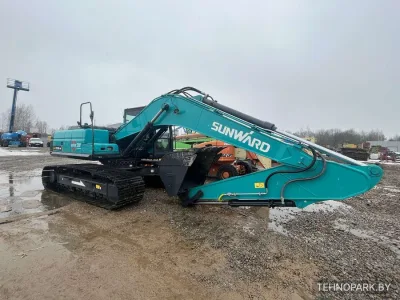 Аренда экскаваторов-болотоходов JCB, CASE, Doosan с гидромолотом