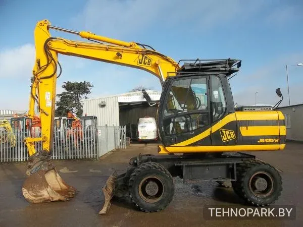 Аренда колесных экскаваторов JCB JS130W, JS145W: гидромолот, гидробур