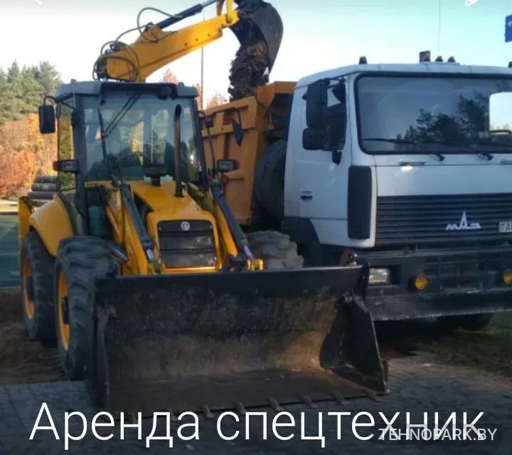 Вывоз мусора самосвалами МАЗ 20 т (15 м³) и экскаваторами JCB / Komatsu