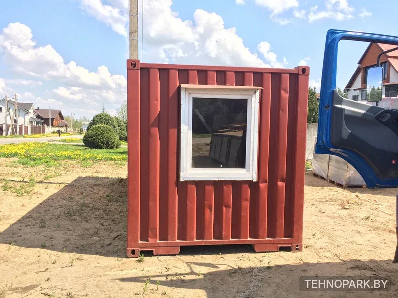 Аренда утепленных прорабских бытовок из ЛДСП (6.0х2.45 м) с НДС
