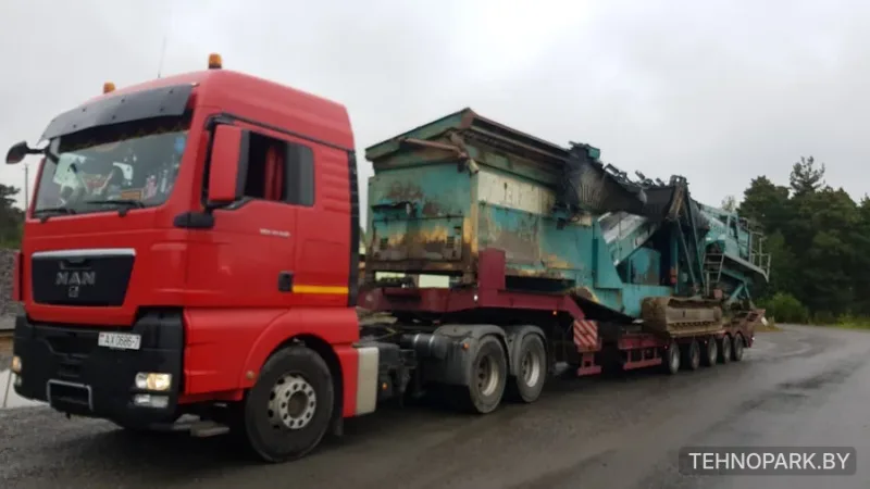 Грузоперевозки низкорамным раздвижным тралом до 60 тонн (длина до 14.5 м) по РБ и РФ