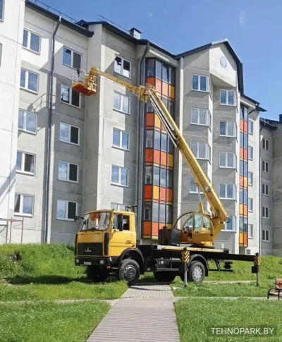 Аренда автовышки АГП-30 на базе МАЗ с поворотной люлькой