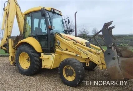 Аренда New Holland LB110B / LB115 с гидробуром и самосвалами 20 т