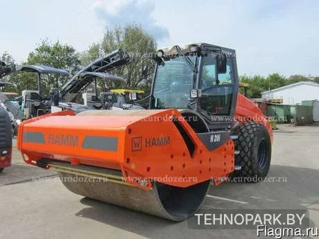Аренда тяжелого грунтового катка HAMM 3520 с интеллектуальной системой Hamtronic