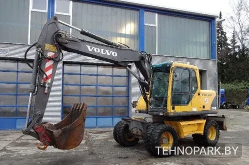 Аренда колесного экскаватора Volvo EW 140 (ковш 0.8 м³) с экипажем