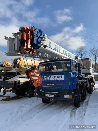 Услуга: автокран 32 тонны КС 55729-5В Галичанин (вездеход) + гусек работаем с НДС