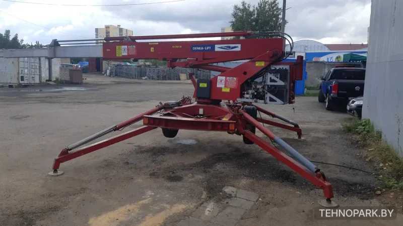 Аренда прицепного телескопического подъемника Denka Lift DL18