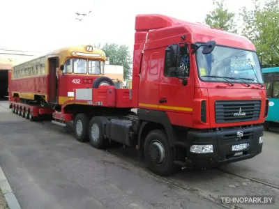 Аренда многоосного (6 осей) тяжелого трала под крупные объекты в РБ