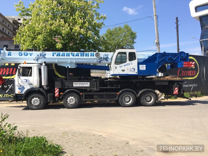 Аренда автокрана 50-55 тонн: Liebherr LTM 1055, Zoomlion, КС-65713-2