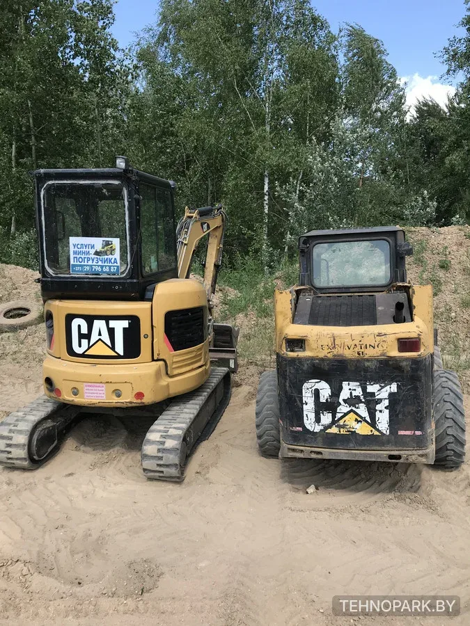 Аренда мини-экскаватора Caterpillar 303C CR с гидробуром