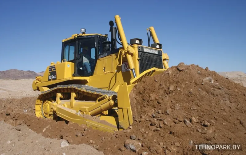 Аренда тяжелых бульдозеров Komatsu D155AX-6 и Shantui SD32 (40 тонн)