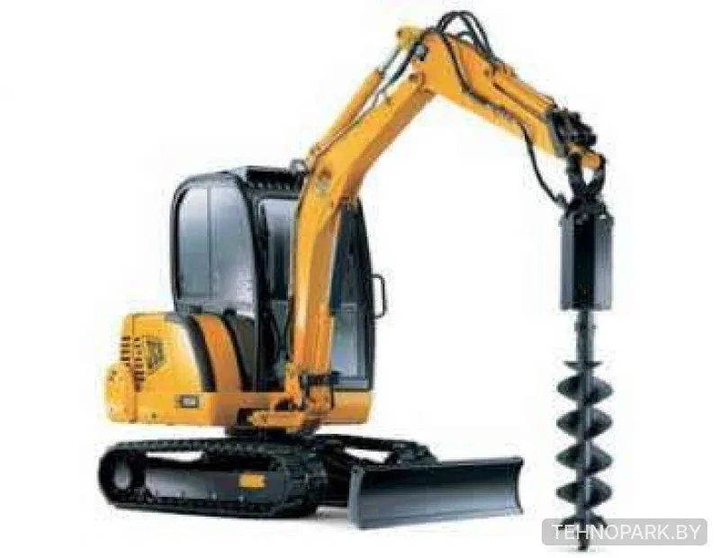 Аренда мини-экскаватора JCB 8026 с гидромолотом и буром 24/7