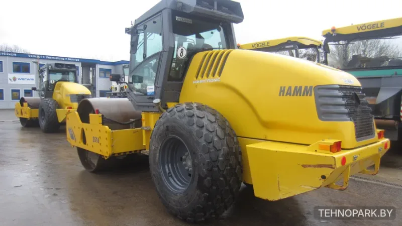 Аренда грунтового катка HAMM 3516 HT (16 т, датчик уплотнения, система контроля тяги)