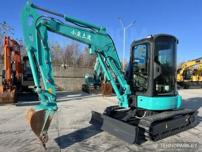 В аренду мини-экскаватор Kobelco SK35SR с опытным экипажем