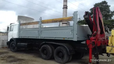 Аренда трехногого бортового манипулятора МАЗ 6303 (13 тонн, кран 4 т)