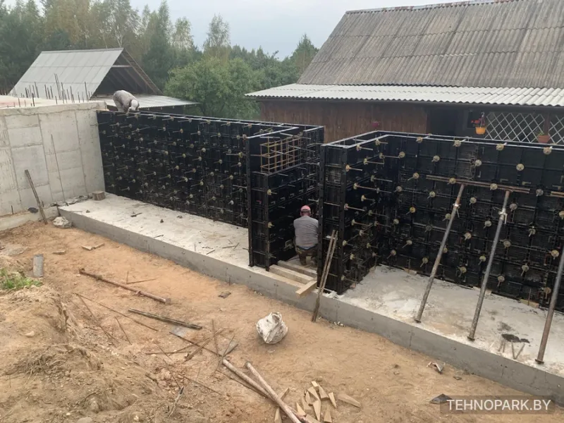 Аренда многоразовой пластиковой опалубки стен и колонн (вес до 11 кг)