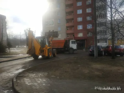 Аренда экскаватора-погрузчика JCB 4CX и самосвалов 20 т