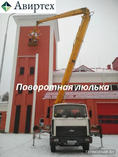 Аренда коленчатой автовышки 28 м МАЗ 5337 ПМС328Д с экипажем