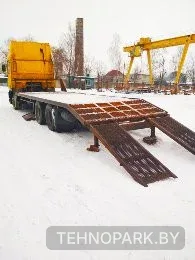 Аренда низкорамного эвакуатора-трала до 15 тонн (площадка 8 х 2.55 м)