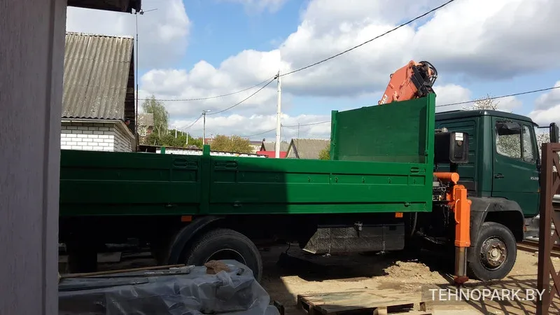 Аренда манипулятора Mercedes-Benz 7 т (кузов 5.4 м, кран 4 т) с монтажом