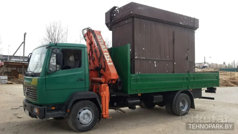 Аренда манипулятора Mercedes-Benz 7 т (кузов 5.4 м, кран 4 т) с монтажом