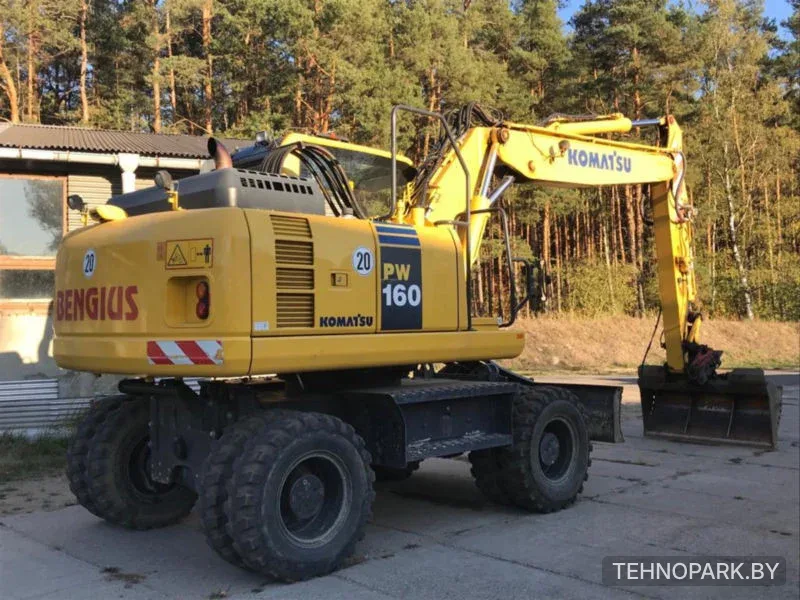 Аренда колесного экскаватора Komatsu PW160-7EO от собственника