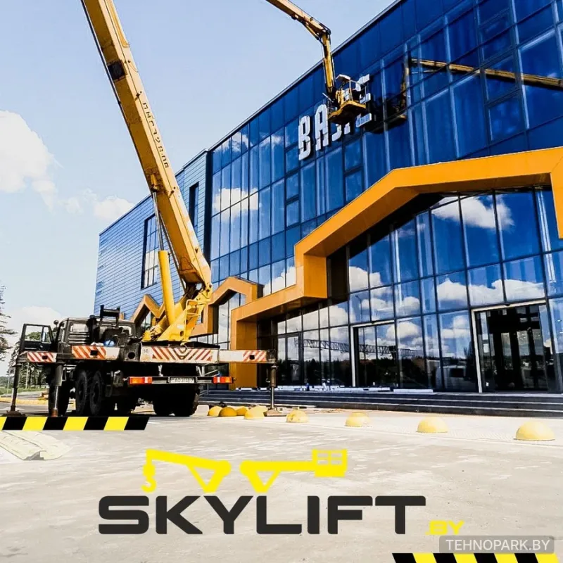 Аренда автовышки 28 м КАМАЗ вездеход (6х6) с поворотной корзиной