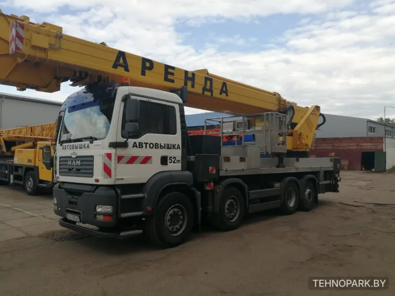 Аренда автовышки 52 м с коленчатым гуськом | ЮРМИАЛ-Инвест