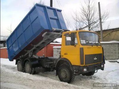 Аренда контейнеровоза МАЗ 5551 с водителем (вывоз строительного мусора)