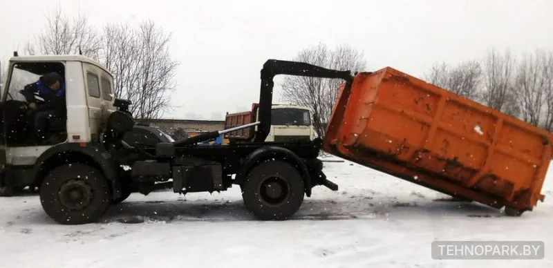Аренда контейнеровоза МАЗ 5551 с водителем (вывоз строительного мусора)