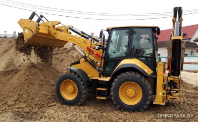 Аренда Caterpillar 434F2 и CAT 432 с гидромолотом без выходных