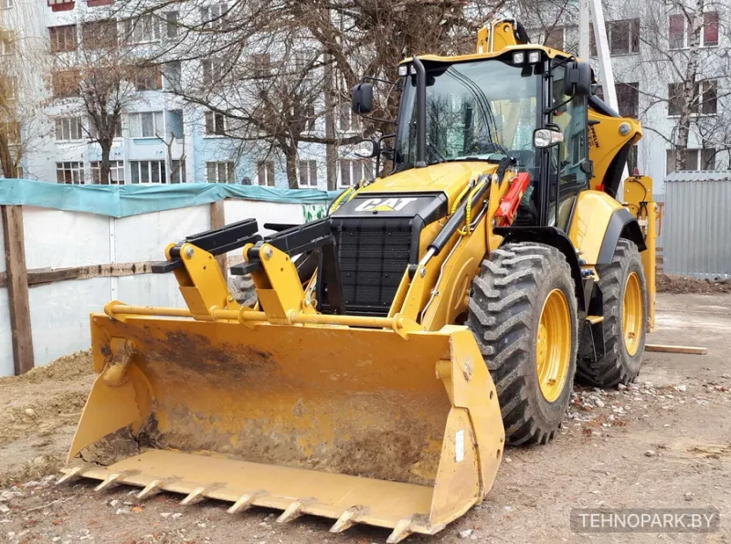 Аренда Caterpillar 434F2 и CAT 432 с гидромолотом без выходных