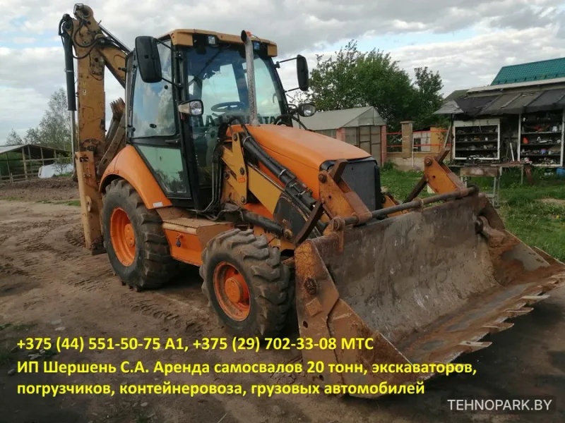 Аренда экскаватора-погрузчика Caterpillar 428E (телескоп до 6 м)
