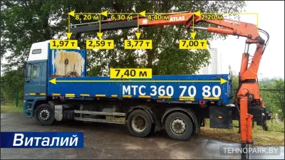 Услуги гидроманипулятора повышенной надежности (погрузка, доставка, монтаж)