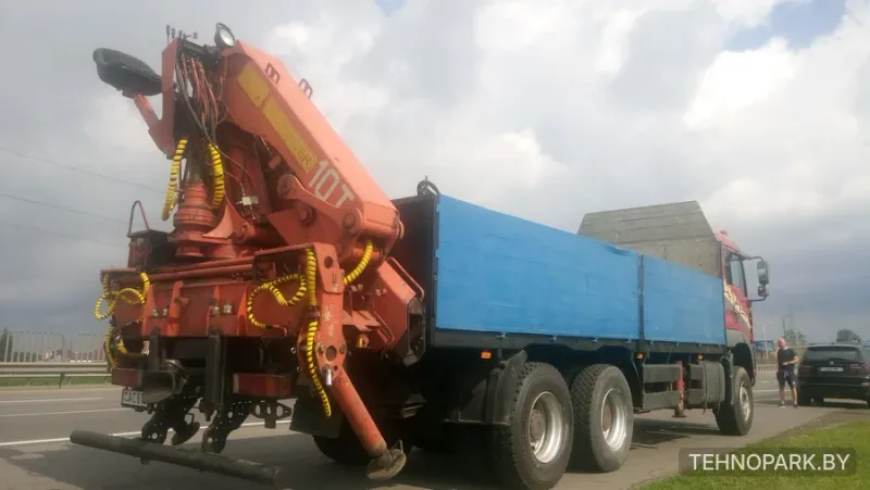 Аренда одного из самых мощных манипуляторов в РБ на базе MAN 24 тонны (кран 8 т)