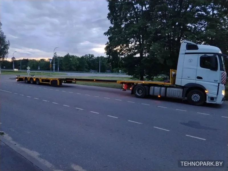 Аренда раздвижного полуприцепа-телескопа и длинномера (перевозка негабарита)