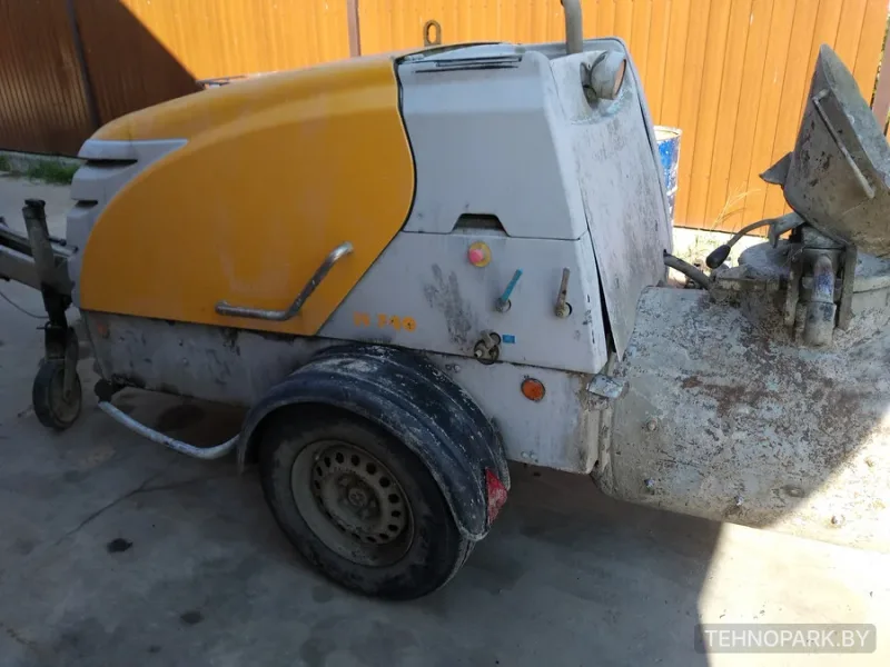 Аренда укомплектованного растворонасоса Putzmeister 740D с оператором