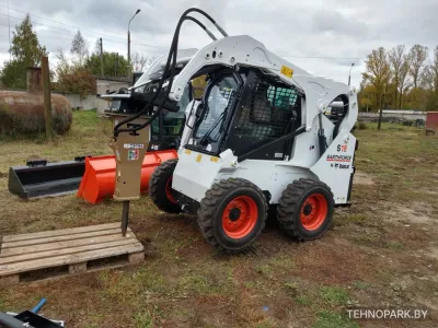 Аренда мини-техники Bobcat и экскаватора-погрузчика CAT 432D
