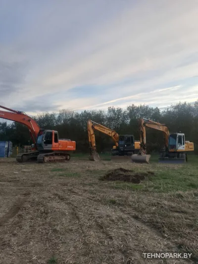 Аренда колесных и гусеничных экскаваторов (JCB, Doosan, Hyundai) 24/7