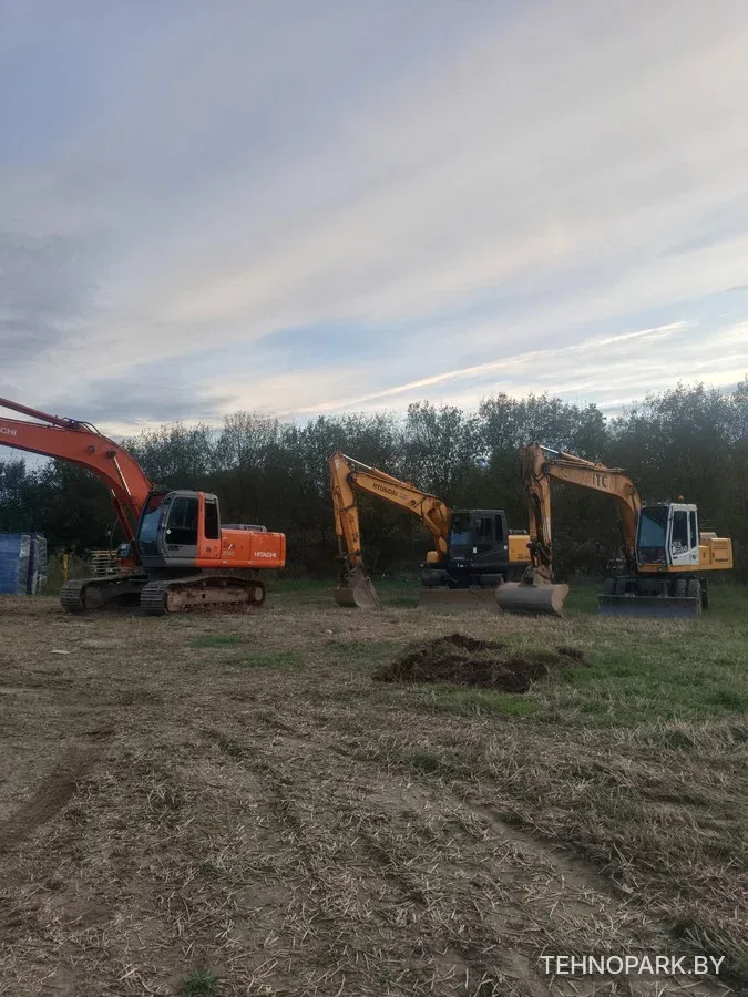 Аренда колесных и гусеничных экскаваторов (JCB, Doosan, Hyundai) 24/7