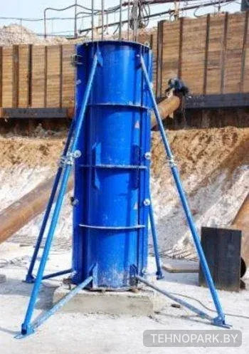 Аренда радиусной опалубки круглых колонн (Ø 400–700 мм)