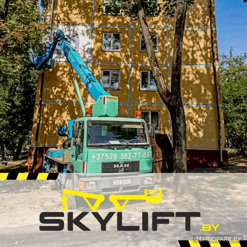 Аренда автовышки 22 м с поворотной люлькой | Skylift