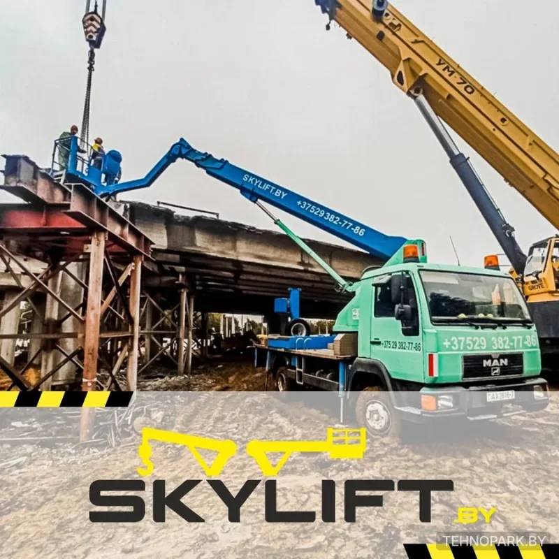 Аренда автовышки 22 м с поворотной люлькой | Skylift
