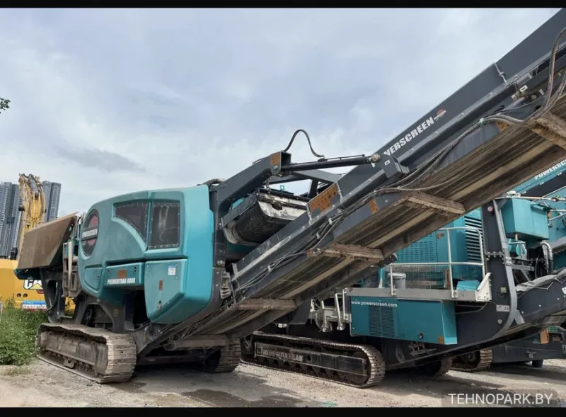 Аренда мобильной щековой дробилки Powerscreen Premiertrak 400X