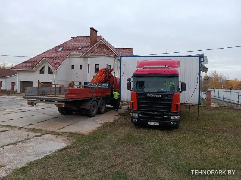 Аренда грузового эвакуатора 15 тонн с лебедкой (площадка 8 х 2.55 м)
