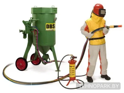 Аренда пескоструя Contracor DBS-200 с компрессором Atlas Copco XAS97