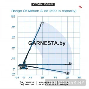 Аренда телескопического подъемника Genie S-85 (28 м)