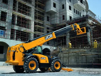 В аренду современный телескопический погрузчик JCB 540-170 (17 м, 4 т)