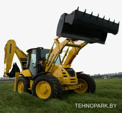 Аренда экскаватора-погрузчика Fiat-Hitachi с самосвалами 20-30 т